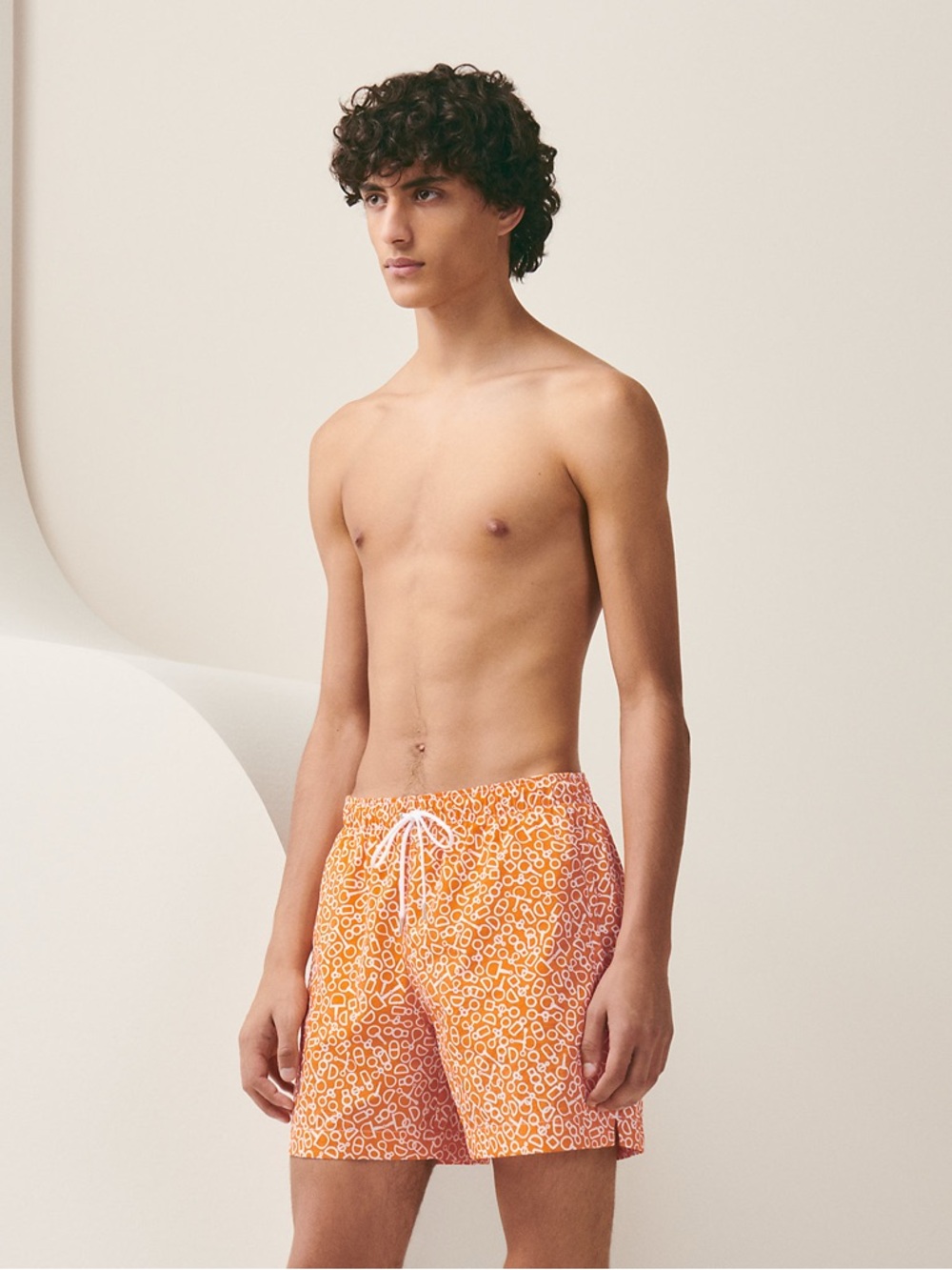 Hermes Maillons en Boucle" swim trunks